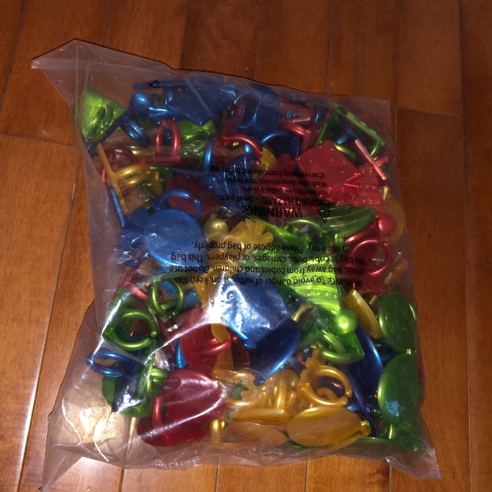 Cupcake Topper Lot Balloons Party Hats Presents